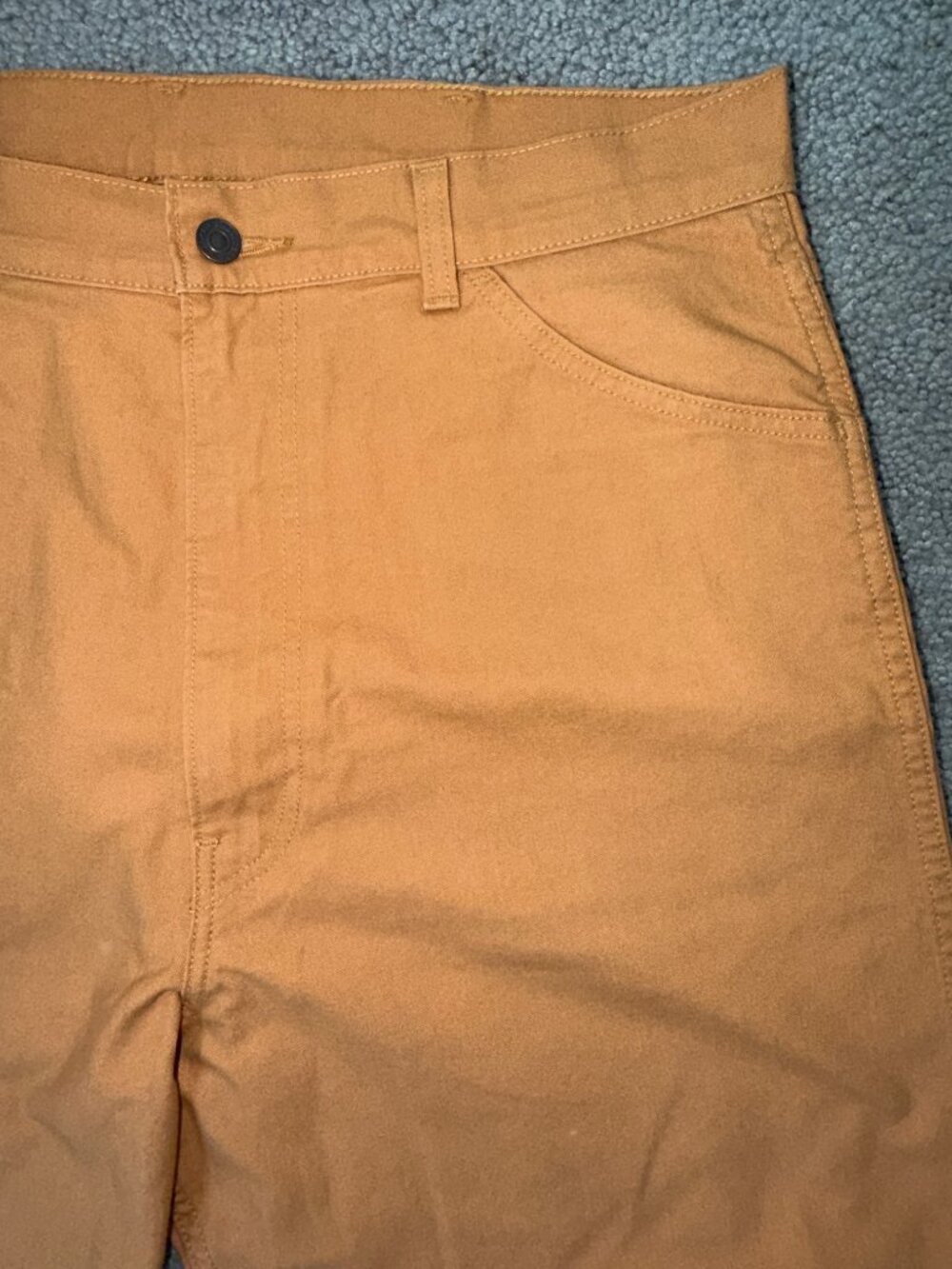 Levi’s Skateboarding Cropped Carpenter Pants Duck Canvas Brown Sugar - Sz. 36x27 - Picture 3 of 12